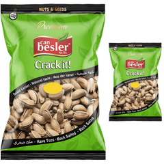 Can Besler Premium Crack It! Roasted Pistachios Rock Salted, 8 oz (227 gr)