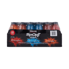 Kirkland Signature Sports Drink, Variety Pack, 20 fl oz, 24 ct