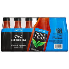 Pure Leaf Real Brewed Black Tea, Sweet Tea, 16.9 fl oz, 18 ct