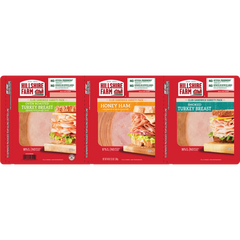 Hillshire Farm Lunchmeat, Sliced, Club Sandwich Variety Pack, 1 lb, 3 ct