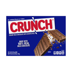 Crunch Milk Chocolate Candy Bars, 1.55 oz, 36 ct