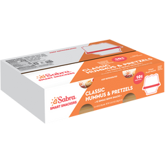 Sabra Hummus with Pretzels Cup, Classic, 4.56 oz, 12 ct