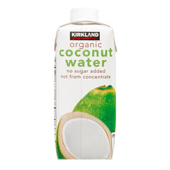 Kirkland Signature Organic Coconut Water, 11.1 fl oz, 12 ct