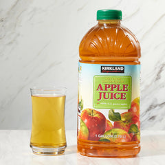 Kirkland Signature Apple Juice, Fresh Pressed, 1 Gallon, 2 ct