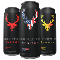 Bucked Up Energy Drink, Zero Sugar, Variety Pack, 16 fl oz, 12 ct