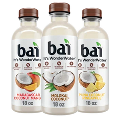 Bai It's WonderWater Coconut, Variety Pack, 18 fl oz, 15 ct