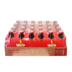 Malta India Non-Alcoholic Malt Beverage, 7 fl oz Bottles, 24-Pack