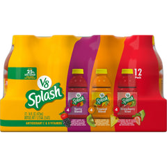 V8 Splash Juice Beverage, Variety Pack, 16 fl oz, 12 ct