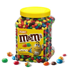 M&M'S Peanut Chocolate Candy, 62 oz