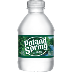 Poland Spring 100% Natural Spring Water, 8 fl oz, 48 ct