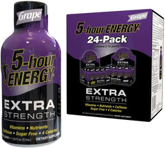 5-hour Energy Shot, Extra Strength, Grape, 1.93 fl oz, 24 ct