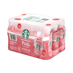 Starbucks Pink Drink Coconutmilk Beverage, Strawberry Acai, 8 fl oz, 12 ct