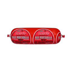 Merve Halal Beef Mortadella Plain, 1 lb (454 g)