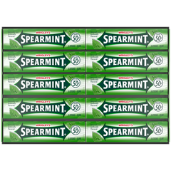 Wrigley's Spearmint Chewing Gum, Original 50 Cent Gum, 5 Sticks, 40 ct