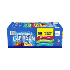 Capri Sun Juice Blend, Variety Pack, 6 fl oz, 40 ct
