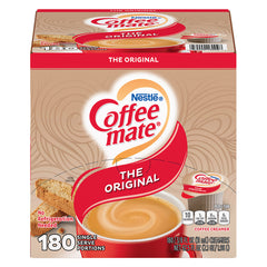 Coffee-mate Liquid Coffee Creamer Singles, Non-Dairy, Original, 0.38 fl oz, 180 ct