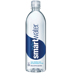 Glaceau Smartwater, 20 fl oz, 24 ct
