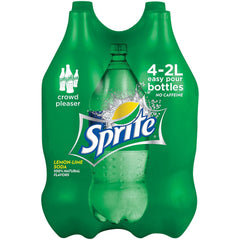 Sprite Lemon-Lime Soda, 2 Liter Bottles, 4 Pack