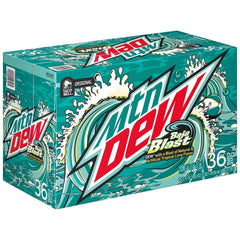 Mountain Dew Baja Blast, 12 fl oz Cans, 36 Pack