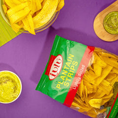 Lulu Plantain Strips, Lightly Salted, 16 oz