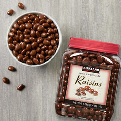 Kirkland Signature Milk Chocolate Covered Raisins, 54 oz