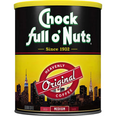 Chock full o'Nuts Original Ground Coffee, Medium Roast, 48 oz