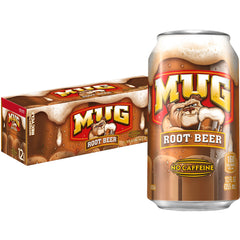 Mug Root Beer, 12 fl oz Cans, 12 Pack