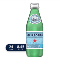 S.Pellegrino Sparkling Natural Mineral Water, 8.45 fl oz, 24 ct