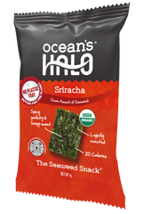 Ocean's Halo Organic Seaweed Snack, Maui Onion & Sea Salt, 0.14 oz, 25 ct