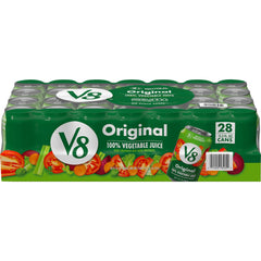 V8 100% Vegetable Juice, Original, 11.5 fl oz, 28 ct