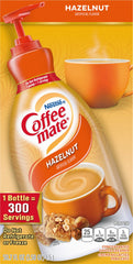 Coffee-mate Liquid Coffee Creamer, Non-Dairy, Hazelnut, 50.7 fl oz, Pump Bottle