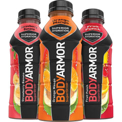 BODYARMOR SuperDrink, Variety Pack, 20 fl oz, 18 ct