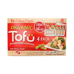 House Foods Organic Tofu, Firm, 16 oz, 4 ct