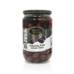 Royal Valley Kalamata Style Whole Black Olives, 720cc