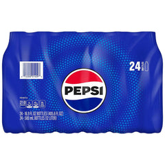 Pepsi Cola, 16.9 fl oz Bottles, 24 Pack