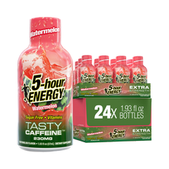 5-hour Energy Shot, Extra Strength, Watermelon, 1.93 fl oz, 24 ct