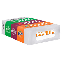 Coca-Cola Mini Cans Soda Variety Pack, 7.5 fl oz, 30 Pack