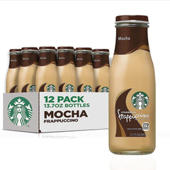 Starbucks Frappuccino Chilled Coffee Drink, Mocha, 13.7 fl oz, 12 ct