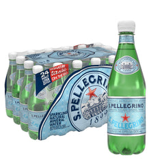 S.Pellegrino Sparkling Natural Mineral Water, 16.9 fl oz, 24 ct