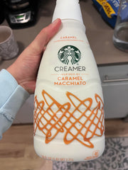 Starbucks Liquid Coffee Creamer, Caramel, 58 fl oz