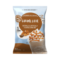 Big Train Blended Ice Coffee Drink Mix, Caramel Latte, 3.5 lbs