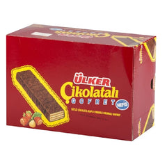 Ulker Chocolate-Coated Wafers, Crispy Layers with Hazelnut Cream Filling, 36Gr x 36 pcs