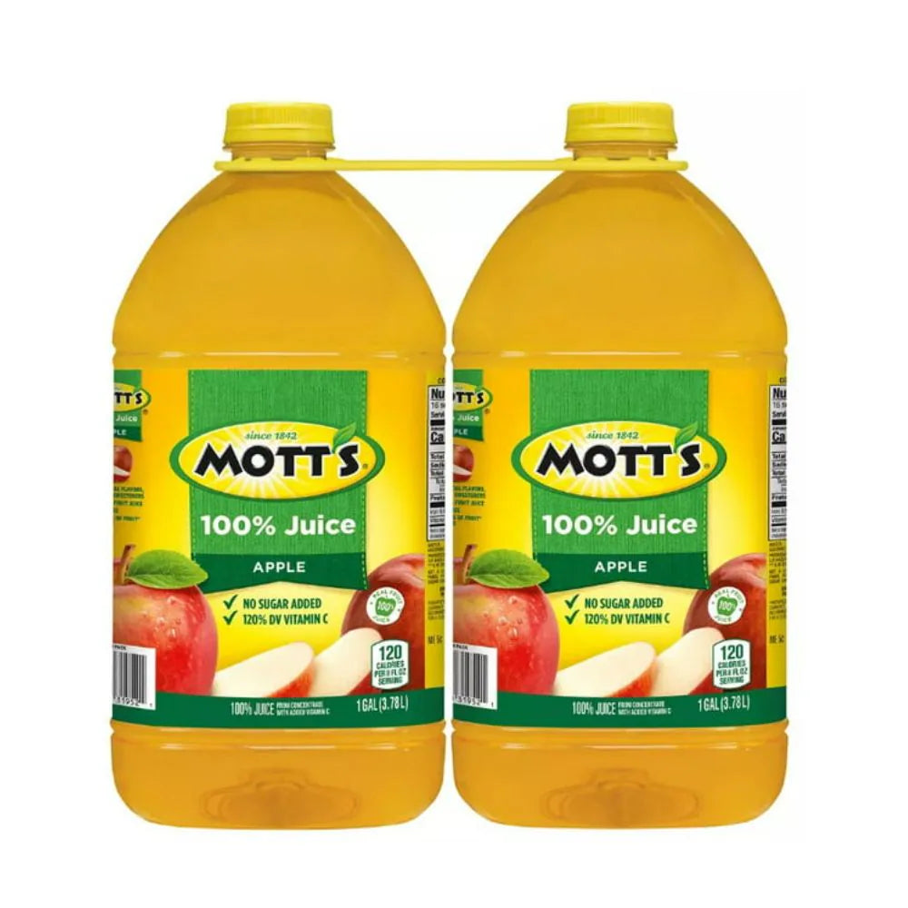 Mott's Apple Juice, 1 Gallon, 2 ct