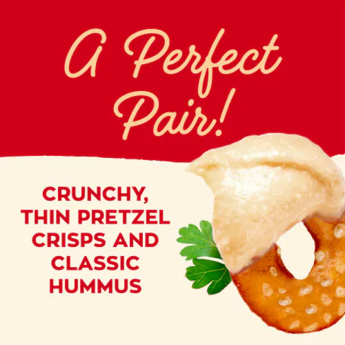 Sabra Hummus with Pretzels Cup, Classic, 4.56 oz, 12 ct