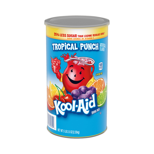 Kool-Aid Drink Mix, Tropical Punch, 5 lbs