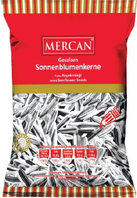 Mercan White Sunflower Seeds Salted 8.8 oz ( 250 Gr )