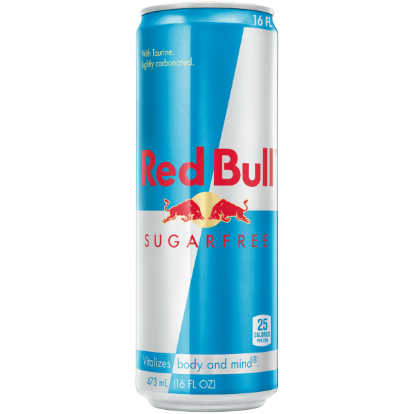 Red Bull Energy Drink, Sugar Free, 16 fl oz, 12 ct