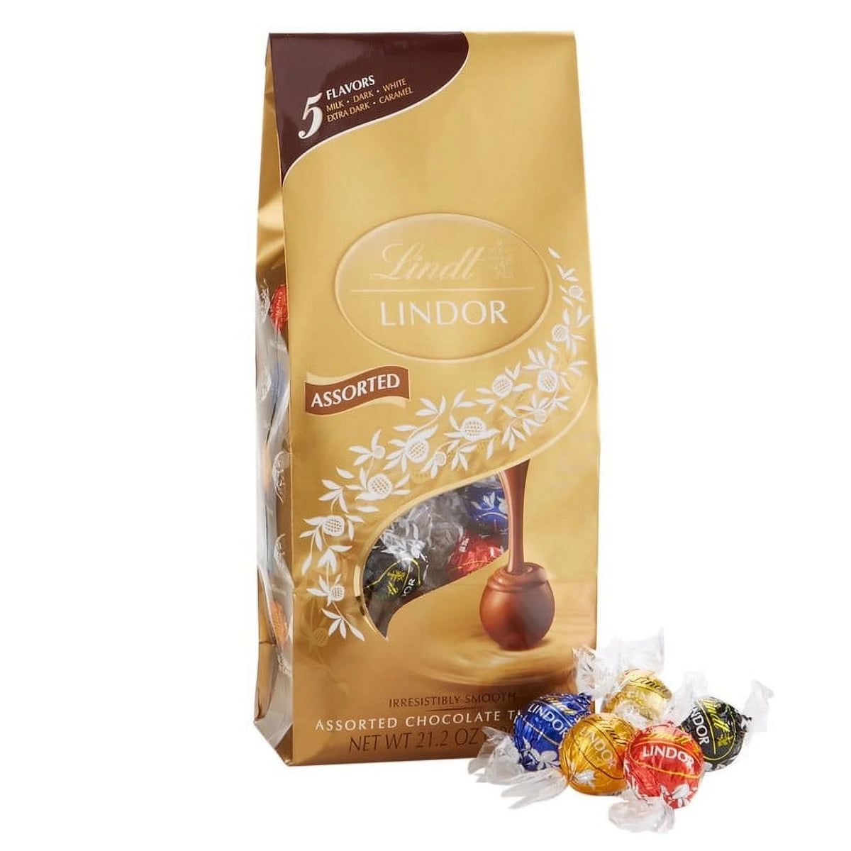 Lindt Lindor Chocolate Truffles, Assorted Flavors, 21.2 oz
