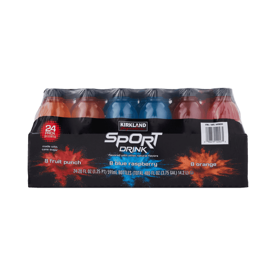 Kirkland Signature Sports Drink, Variety Pack, 20 fl oz, 24 ct