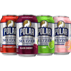 Polar Seltzer Water, Variety Pack, 12 fl oz, 32 ct